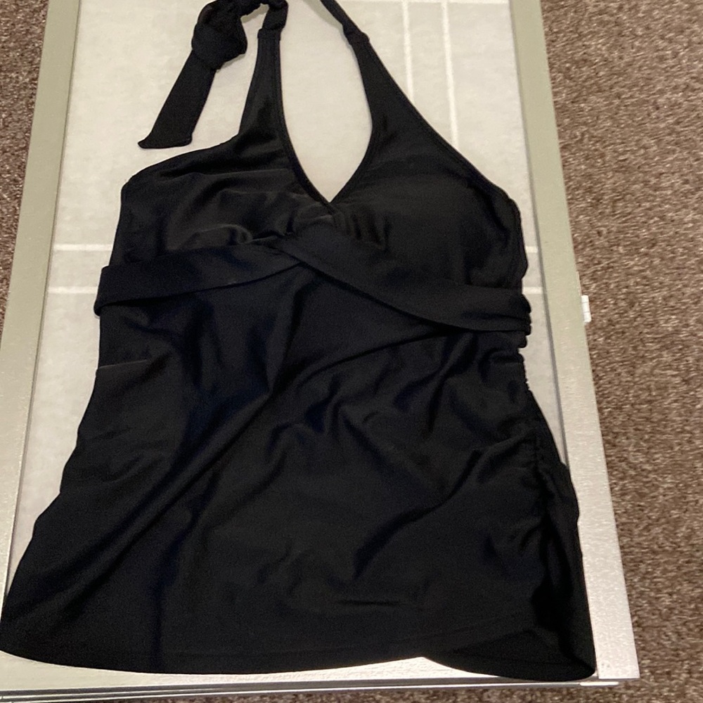 Athleta black tankini